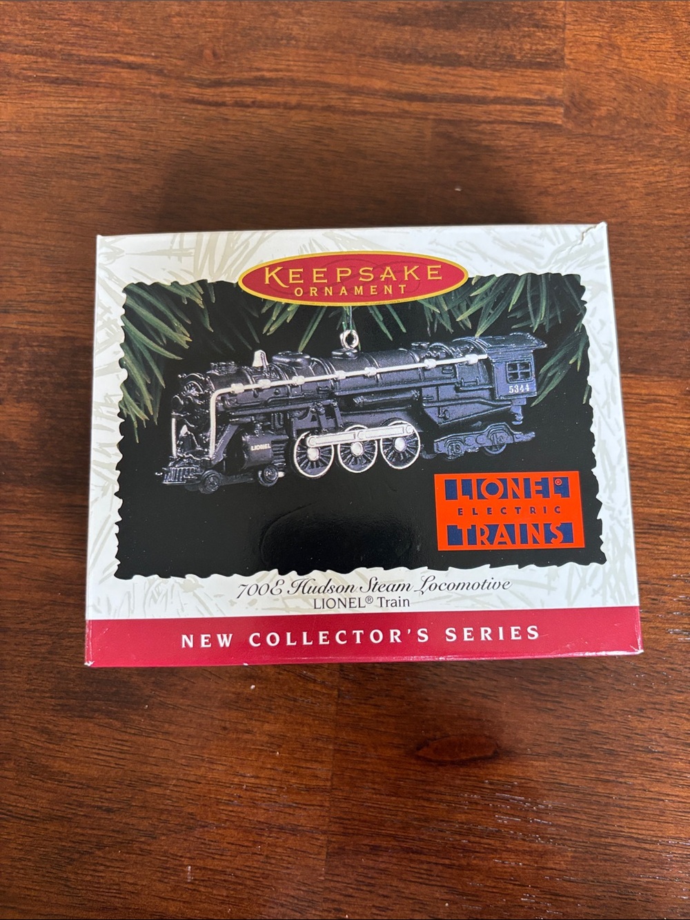 Hallmark Keepsake Ornament - Black Steam Locomotive with Red Accent